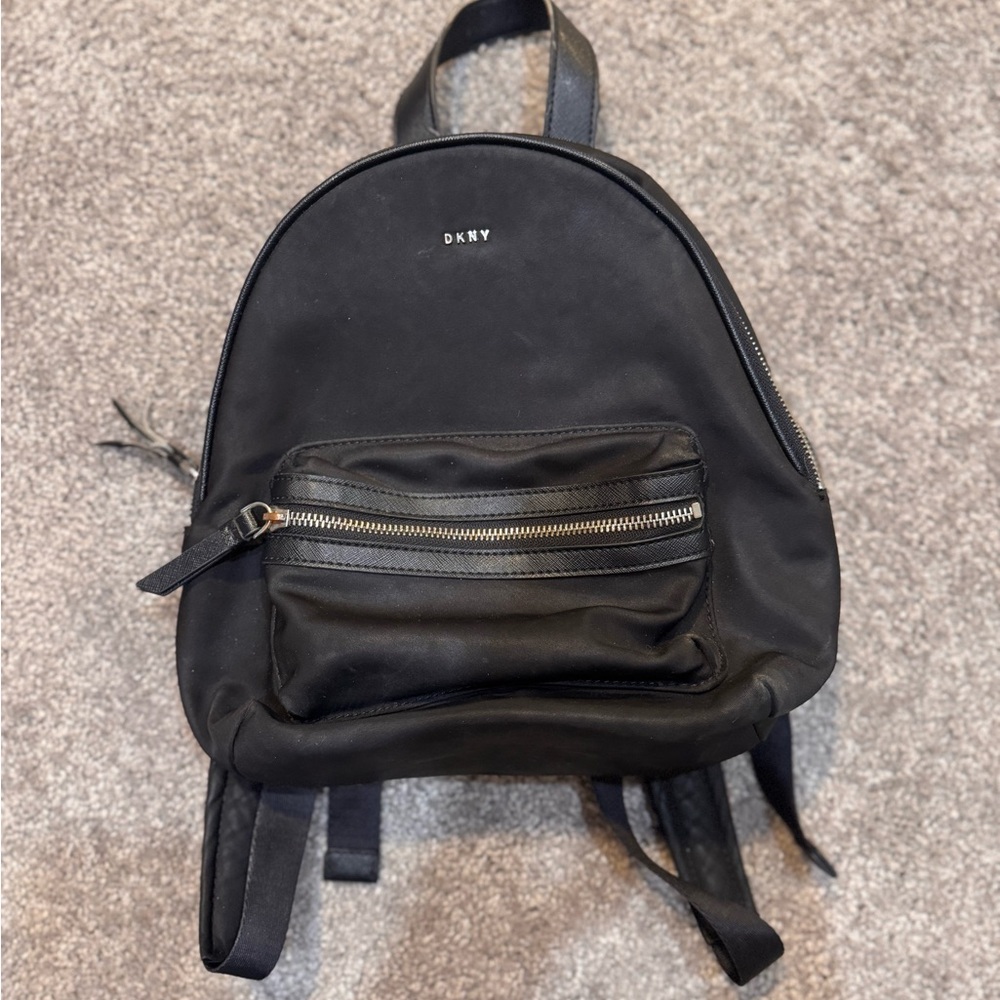DKNY Sleek Black Backpack